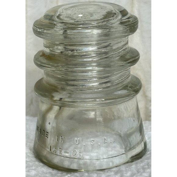 Vintage Hemingray 10 Insulator Excellent Condition No Chips Or Cracks Has Rust - Picture 3 of 12